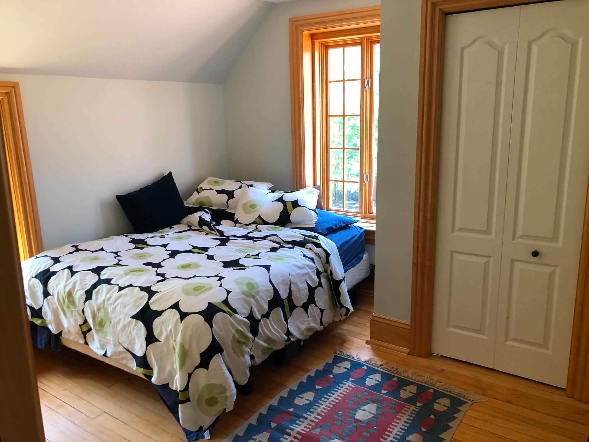 Bright upstairs bedroom